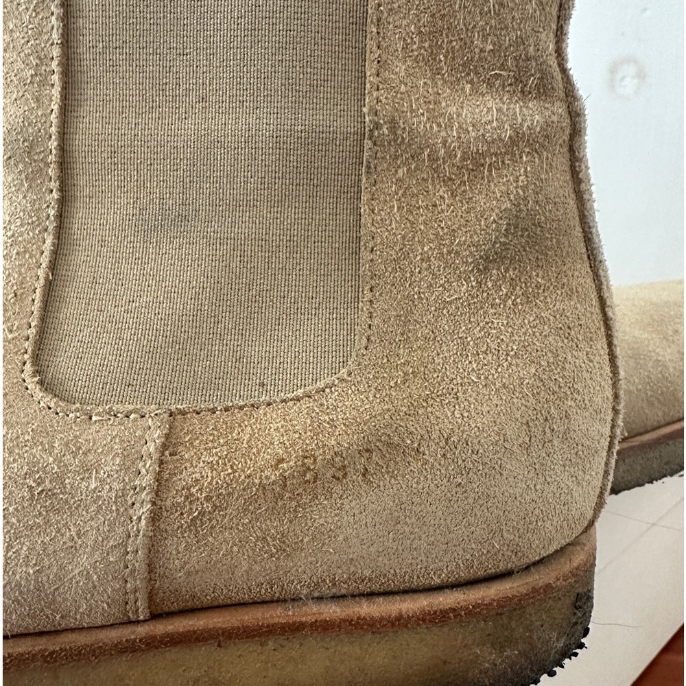 Common Projects Suede Chelsea Boots in Beige - Picture 3 of 7